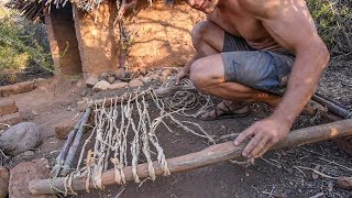 I Made a Primitive Cattail Reed Bed for the Hut