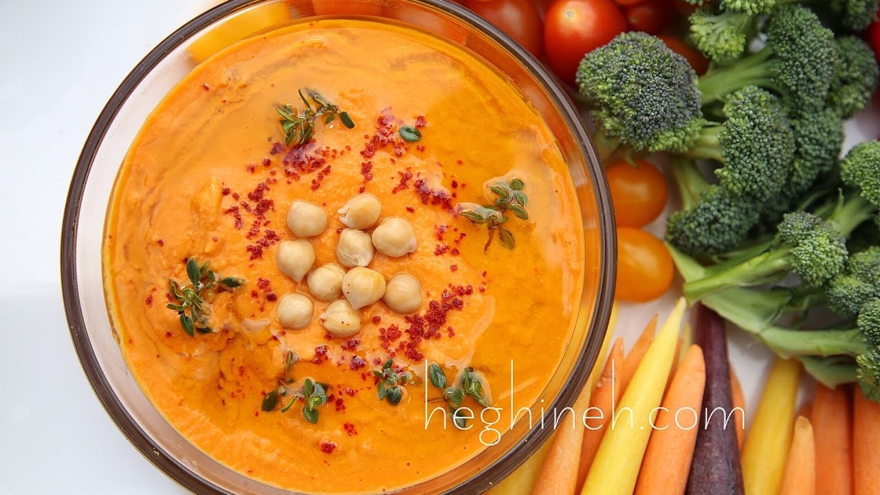 Հումուս - Red Pepper Hummus Recipe - Heghineh Cooking Show in Armenian