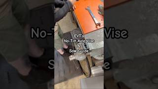 EVT’s NO-TILT AXLE VISE & SAW GUIDE has many uses. #bikemechanic #tools #bikerepair #ebike