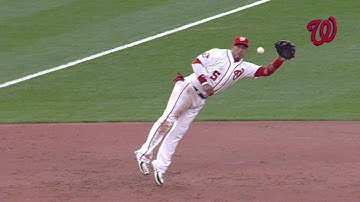 NYM@WSH: Escobar robs Campbell with diving catch