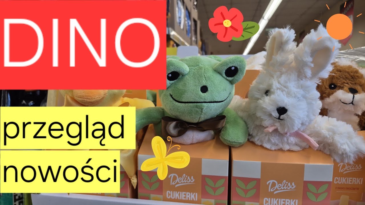 DINO 💛 KWIATY, SPOŻYWCZE ARTYKUŁY, PROMOCJE, PRZEGLĄD PÓŁEK 