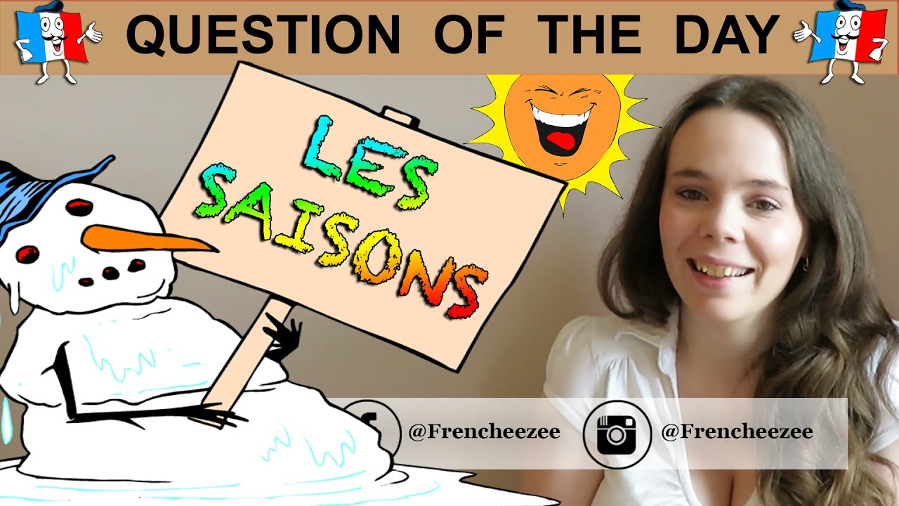 FRENCH VLOG - TALKING ABOUT THE SEASONS IN FRENCH - (French & English Subtitles Available) french vloggers youtube