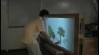 multi-touch installation forest, tree, wood, man ... (trailer 1)