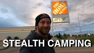 Stealth Camping Behind Home Depot