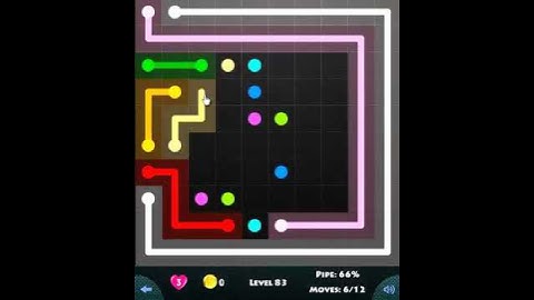 flow game facebook - 10 x 10 mania level 83 Connect the dots
