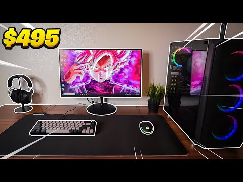 Building The PERFECT Gaming Setup For $495