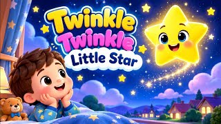Twinkle Twinkle Little Star 🌟 | Nursery Rhymes for Babies &amp; Kids | Cartoon Kids Song #nurseryrhymes