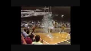 Back Board Breaking Dunk Glass Video