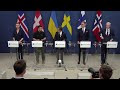 Without interpretation: Nordic-Ukrainian summit on security and defence - Press conference