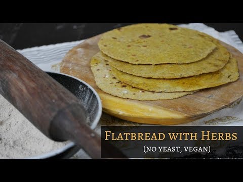 Easy Flatbread Without Yeast | Healthy Recipe (Vegan)