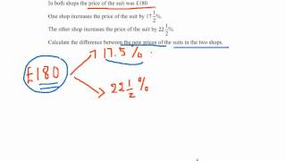 Question 9 November 2011 Paper 3 Percentag