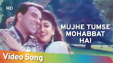Mujhe Tumse Mohabbat Hai | Kundan (1993) | Dharmendra | Jaya Prada | Romantic Song