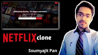 Netflix Clone with React Js |  Soumyajit Pan | Tech. Demonstration Video  #netflix