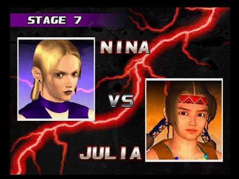 Tekken 3 ( PS1 ) - Nina - Arcade Mode - Arranged Music ( Dec 12, 2017 )