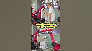 #robot #industrialrobot #spray #magichands #robotarm   #spraying please contact me.