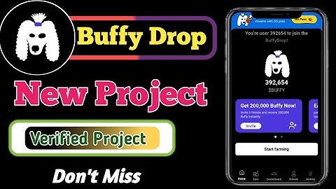 Buffy Drop farming Bot Mining | New  Teligarm Bot Verified Project | Buffy Drop New Bot Don
