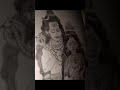 Shiv parwati beautiful drawing 💫🎉#love
