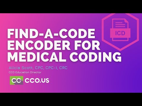 Find-A-Code Encoder for Medical Coding