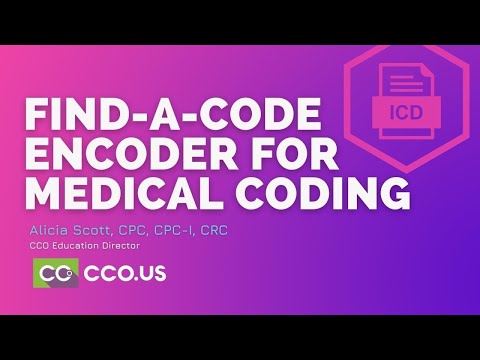 Find-A-Code Encoder For Medical Coding