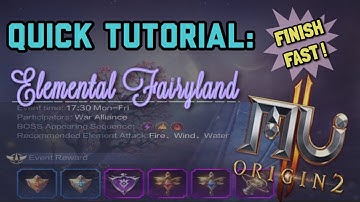 MU Origin 2 - Elemental Fairyland