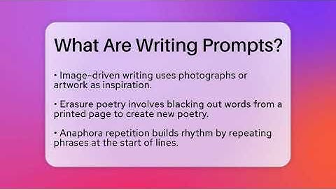 What Are Writing Prompts? - The Prose Path