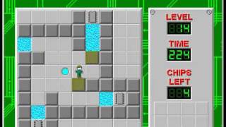 Chip's Challenge 1 Level 14 (Teleblock) - 204 seconds