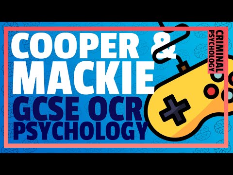 COOPER MACKIE Criminal Psychology OCR GCSE Psychology