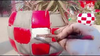 Clay Pot Painting Purana Gmla New Decor Piece