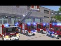 Emergency Call 112 - Augsburg Ladder Truck Responding! 4K
