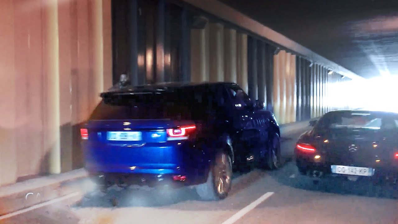 Acceleration Range Rover sport SVR 2016 - Tunnel sound - YouTube