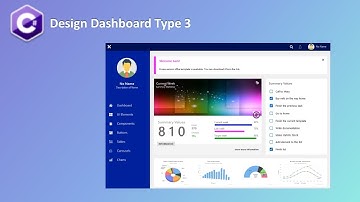 C# UI - Design Dashboard Type 3