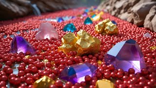 Charming Valley Discovery: Gem stumbles upon a snail with a magnificent pearl inside