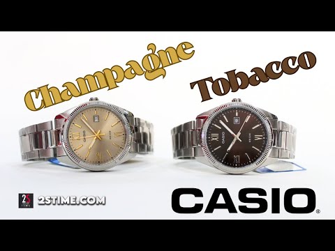 CASIO Collection MTP-1302DD | Champagne & Tobacco Dial