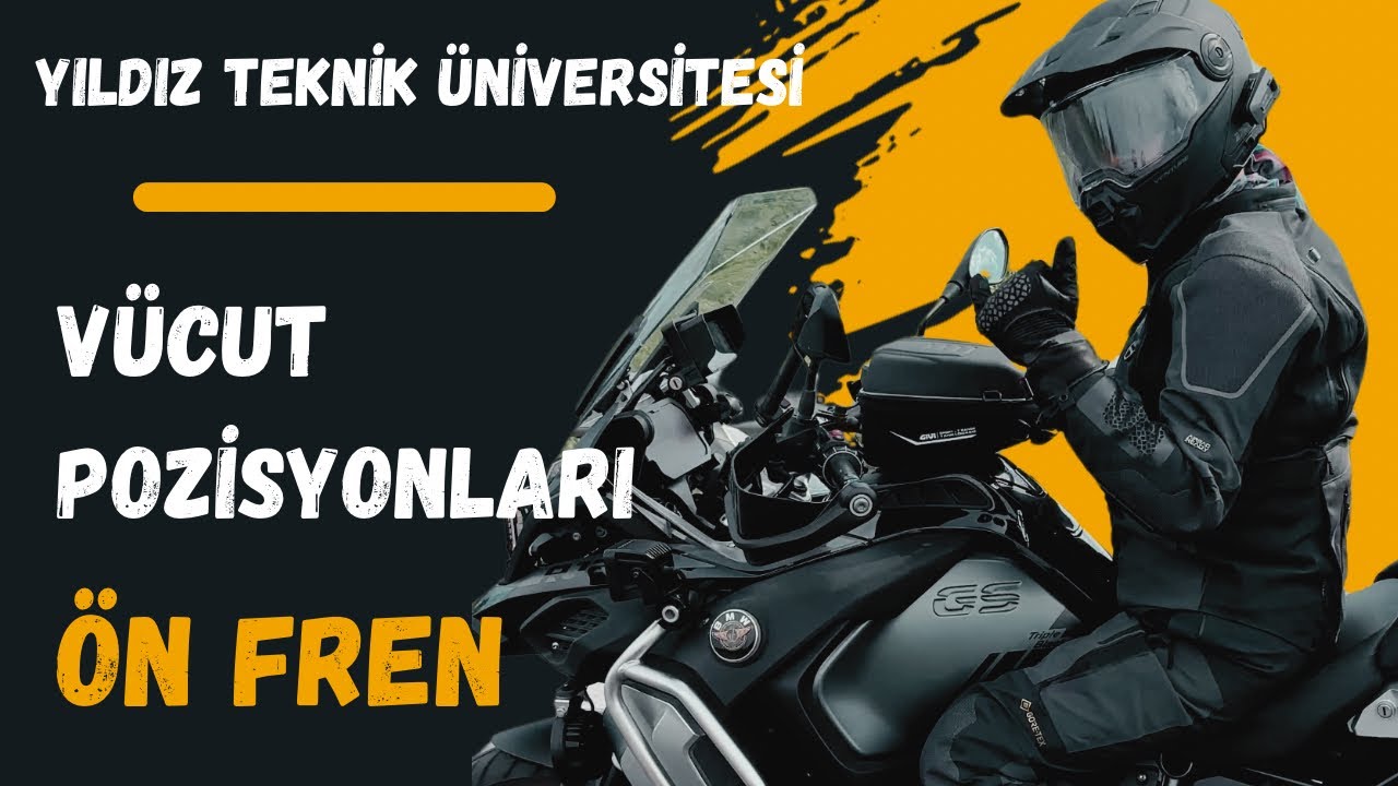 VİRAJDA MOTOSİKLET | Ön Fren | Teori Eğitimi-3  #yıldıztekniküniversitesi