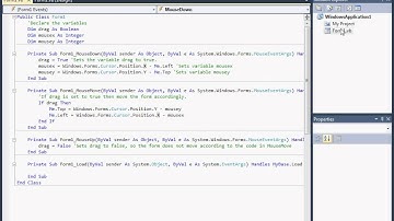 Move Bordeless Form VB.NET