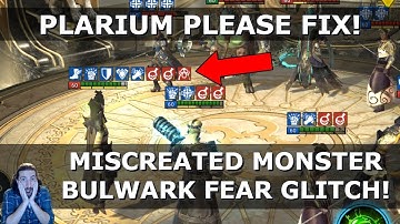 Plarium Please Fix! Raid Shadow Legends Miscreated Monster Fear Glitch | Bulwark Build Mastery Bug