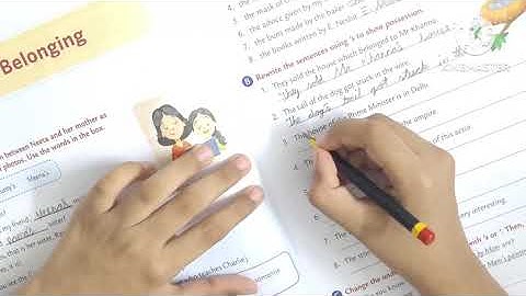 Class 3 Collins English Grammar And Composition: Lesson 6 Noun: Belonging (cont.)