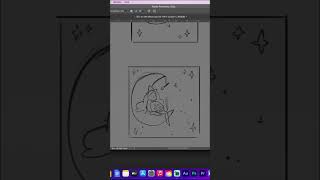 Thumbnail sketching as a part of the illustration process ✍🏼