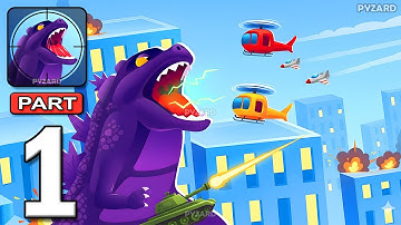Heli Monsters - Giant Hunter - Gameplay Walkthrough Part 1 - Helicopter Monster Shooter (Android)