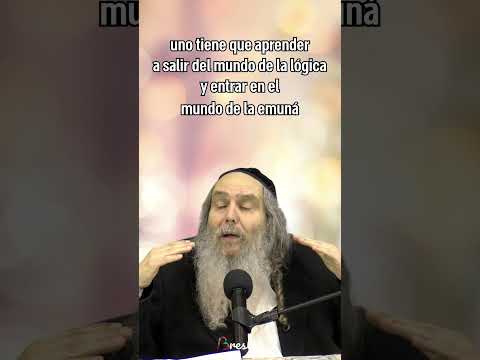 Lógica vs Emuná - 🧠☁️ Rabino Shalom Arush