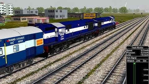 54802 Ajmer Jodhpur Fast Passenger From Sendra Part 02  || Indian Railways In MSTS Open Rail