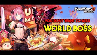 MapleStory R: Evolution - WORLD BOSS, FREE DAILY DIAMONDS!!