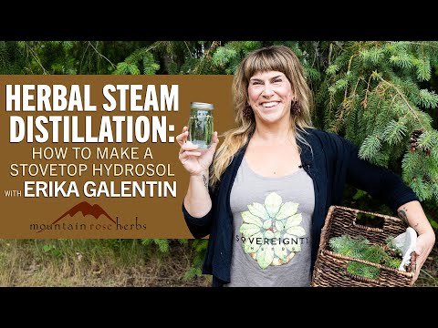 How to Make a Stovetop Hydrosol: A Tutorial With Erika Galentin - video from Mountain Rose Herbs