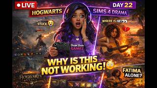 LIVE 🔴 Something Isn’t Working… 😳 Hogwarts ➜ Sims Drama 👀