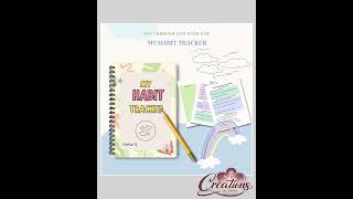 Habit Tracker PDF | Daily, Weekly &amp; Monthly Goal Planner, Productivity Journal, Routine &amp; Self-Im...