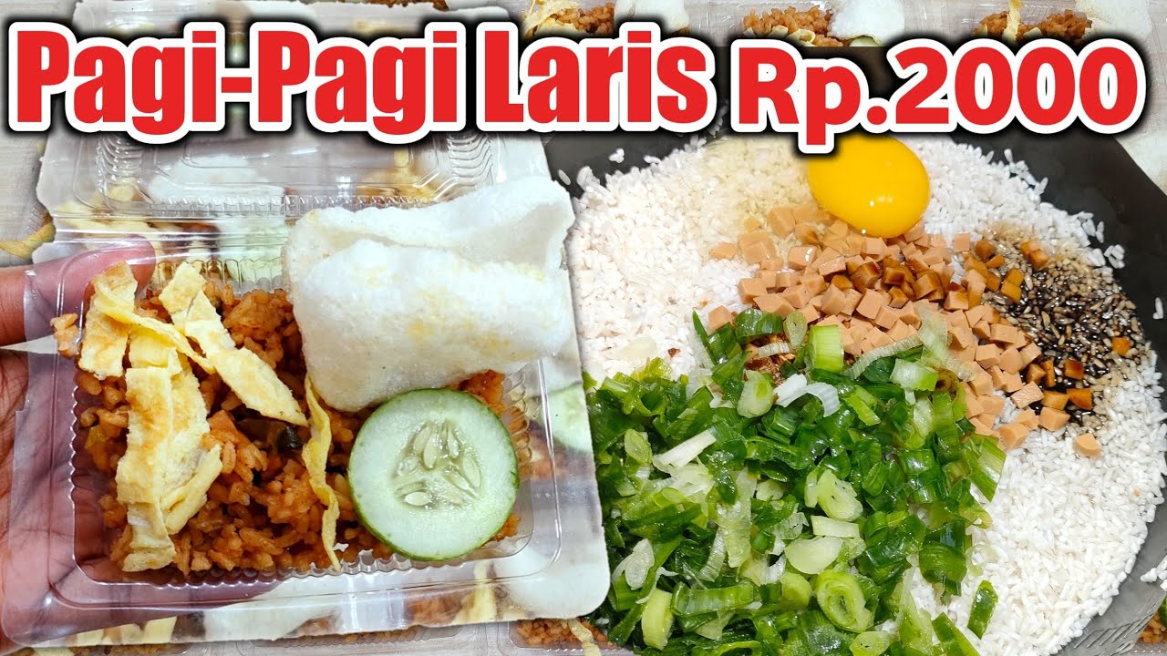 TANPA DI GORENG!! BISA SEENAK DI GORENG | IDE JUALAN SARAPAN LARIS DI SEKOLAHAN CUMA 2000AN