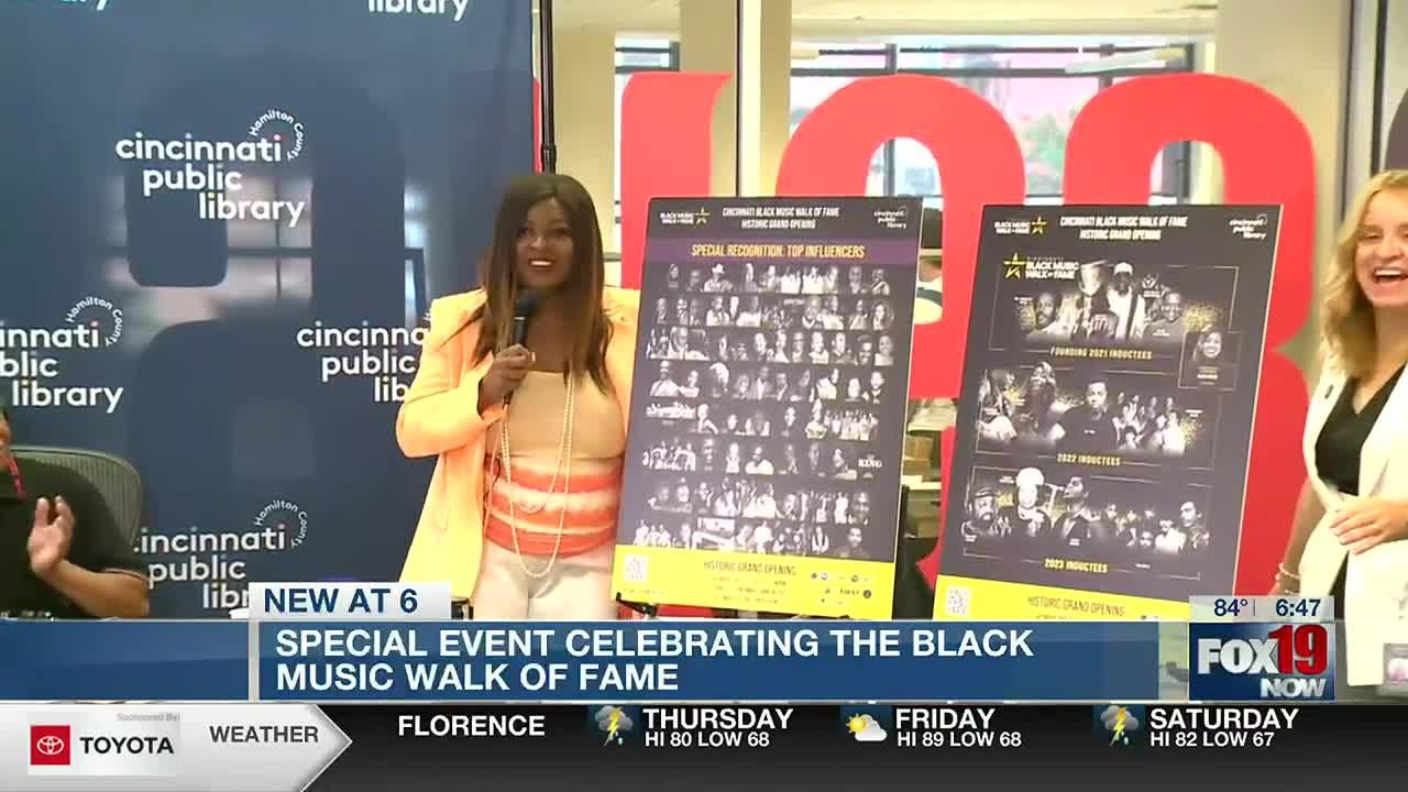 Special event celebrates Cincinnati's Black Music Walk of Fame - YouTube