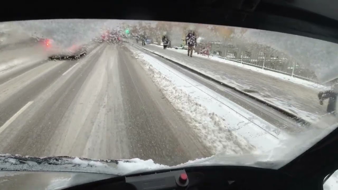 Piaggio Ape snö i stan! vintern 23