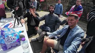 Indian immigrant vs far right Brit Ryan Ferguson.