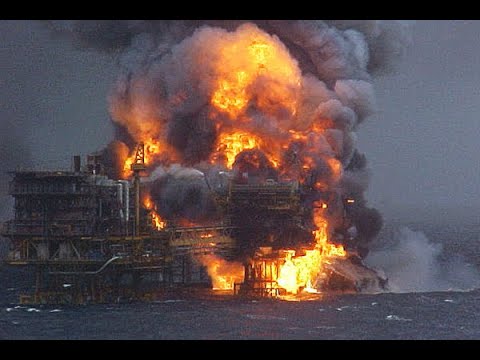 Гибель нефтяной платформы в Северном море